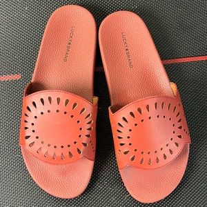 LUCKY BRAND Peetie Sandal in Rancho Red
